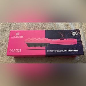 Multi-Purpose Ceramic Hair Brush - Colors Pink